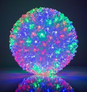 Sisevalgustid KL  50 LED bumbinas 2 color in 1 ball Multi Color
