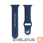 Rihm Evelatus  Apple Watch 38/40/41mm Silicone Loop Watch Straps (110mm S/M) Blue