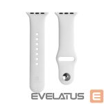Rihm Evelatus  Apple Watch 38/40/41mm Silicone Loop Watch Straps (110mm S/M) White