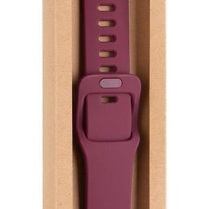 Rihm Tactical Apple Watch 38mm / 40mm Silicone Band with Buckle Wine Red
