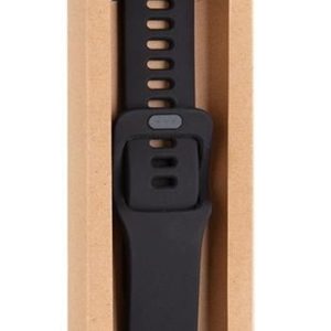 Rihm Tactical Apple Watch 42mm / 44mm Silicone Band with Buckle Black