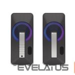 juhtmega kõlarid Genesis  Computer Speaker Helium 100BT RGB Gaming Speakers, Bluetooth, Silver/Black 