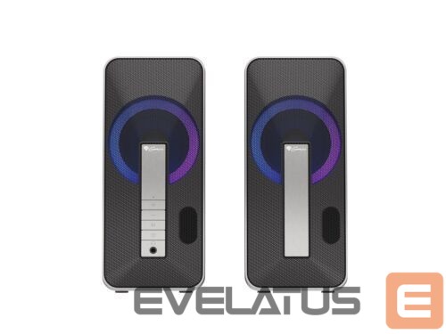 juhtmega kõlarid Genesis Computer Speaker Helium 100BT RGB Gaming Speakers, Bluetooth, Silver/Black