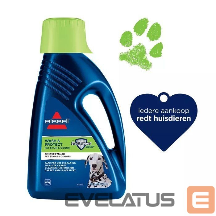 Tolmuimeja tarvik Bissell Wash & Protect Pet Formula 1500 ml, 1 pc(s)