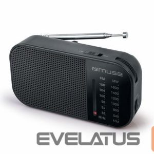Interaktiivne lahendus Muse  M-025 R, Portable radio, Black 