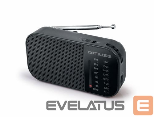 Interaktiivne lahendus Muse M-025 R, Portable radio, Black