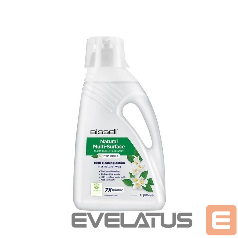 Tolmuimeja tarvik Bissell Natural Multi-Surface Floor Cleaning Solution for CrossWave, SpinWave, SpinWave Robot & HydroWave machines, 2000 ml