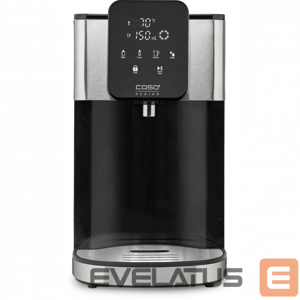 Veekeetja Caso Turbo Hot Water Dispenser HW 1660 2600 W, 4 L, Plastic/Stainless Steel, Black/Stainless Steel