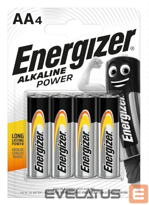 Muu arvutitarvik Energizer AA/LR6, Alkaline Power, 4 pc(s)