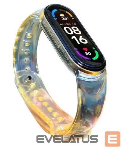 Rihm iLike Silicone band strap for Xiaomi Mi Band 6 / 5 Yellow