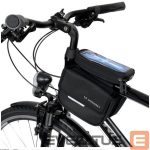 Jalgratta tarvik iLike Universal frame bike bag bicycle pannier waterproof phone case 1.5l Black