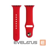 Rihm Evelatus  Evelatus Watch 38/40/41mm Silicone Loop Watch Straps (132mm M/L) Red