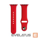 Rihm Evelatus  Evelatus Apple Watch 42/44/45mm Silicone Loop Watch Straps (140mm M/L) Red