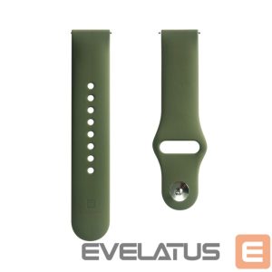 Rihm Evelatus  Evelatus Watch 20mm Silicone Loop Watch Straps (130mm M/L) Dark Green