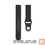 Rihm Connect  20mm Silicone Loop Watch Strap (S/M 110mm) Black