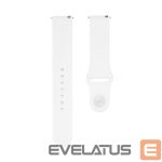 Rihm Connect  20mm Silicone Loop Watch Strap (S/M 110mm) White