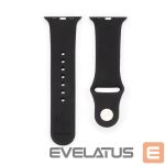 Rihm Connect  Watch 38/40/41mm Silicone Loop Watch Strap (132mm M/L) Black