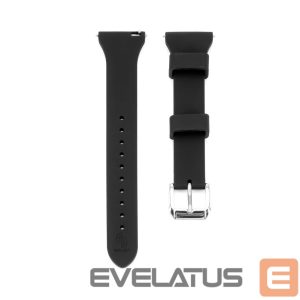 Rihm Connect  20mm T-buckle Silicone Loop Watch Strap (130mm M/L) Black
