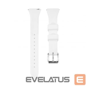 Rihm Connect  20mm T-buckle Silicone Loop Watch Strap (130mm M/L) White