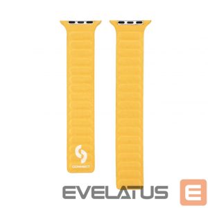 Rihm Connect  Watch 38/40/41mm Fine woven twill magnetic chain Watch Straps Yellow