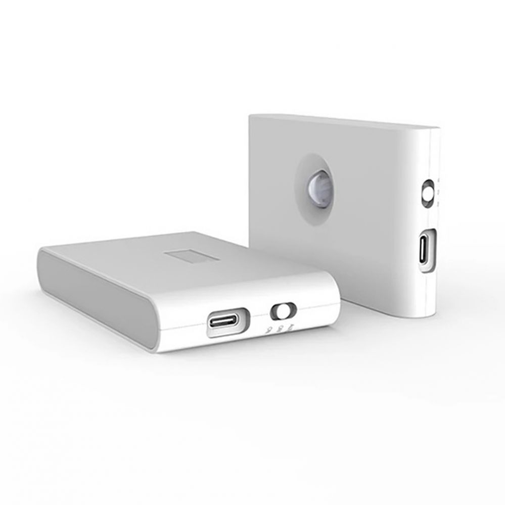 Laualamp Elight T1 Wall Fix Double Projection Led 1W battery Lamp 2700K with mooving / dusk sensor USB-C White