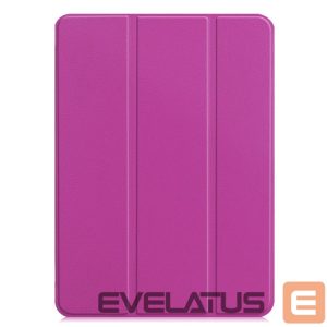 Kaaned iLike  Galaxy Tab S9 Plus 12.4 Tri-Fold Eco-Leather Stand Case Purple