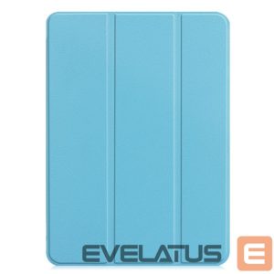 Kaaned iLike  Galaxy Tab S9 FE Plus Tri-Fold Eco-Leather Stand Case Sky Blue
