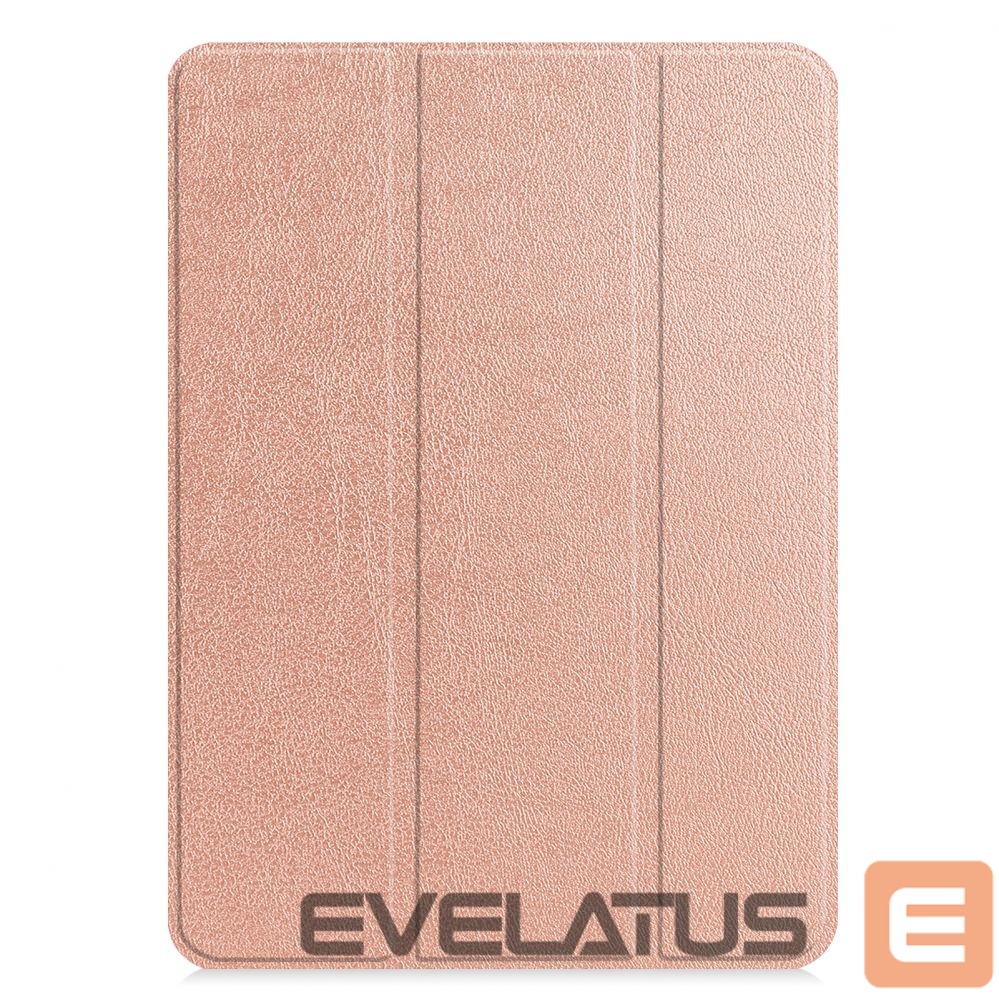 Kaaned iLike MatePad SE 10.1 Tri-Fold Eco-Leather Stand Case Rose Gold
