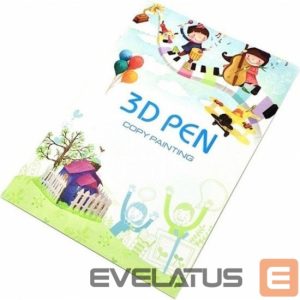 Teine toode iLike  S6 Painting Book for 3D Printing Pen figure creation and learning 40 Patern 
