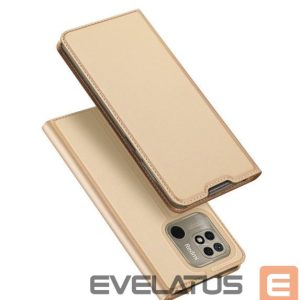 Kaaned - kaaned Dux Ducis Xiaomi Redmi 10C Skin Pro Flip Case Gold