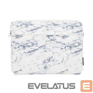 Sülearvuti kott iLike  15-16 Inches Fabric Laptop Bag With Strap Marble White