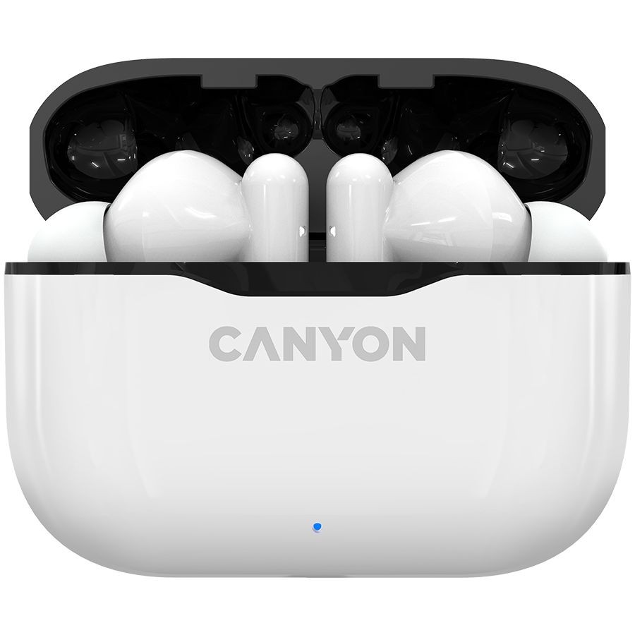 Juhtmevabad kõrvaklapid Canyon TWS-3 Bluetooth headset White