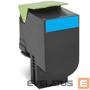 Tarvikud ja tarvikud LEXMARK  80C2HCE Cartridge, Cyan, 3000 pages 