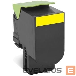 Tarvikud ja tarvikud LEXMARK  80C2HYE Cartridge, Yellow, 3000 pages 