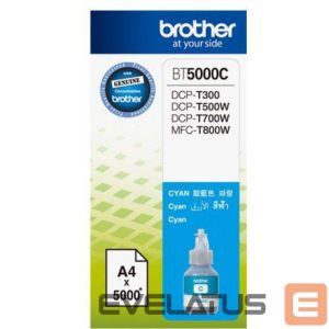 Tarvikud ja tarvikud Brother  BT5000C Ink Cartridge, Cyan 