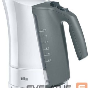 Veekeetja Braun  WK 300 Standard kettle, 2200 W, 1.7 L, Plastic, White, 360° rotational base 