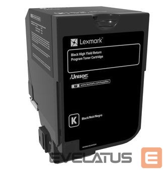 Tarvikud ja tarvikud LEXMARK 20K Black Return Program Toner Cartridge (CS720, CS725)