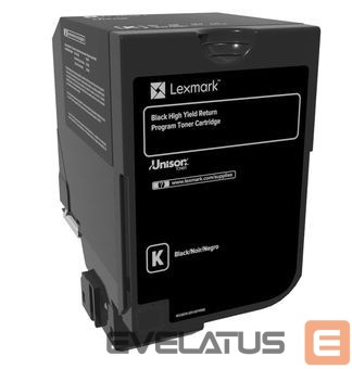 Tarvikud ja tarvikud LEXMARK 25K Black Return Program Toner Cartridge (CX725)