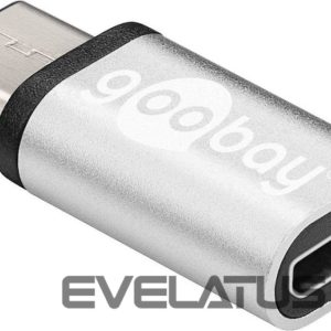 Ruuterid Goobay  USB-C to USB 2.0 Micro-B adapter 56636 USB Type-C, USB 2.0 Micro female (Type B), Grey 