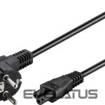 Kaabel Goobay  Power supply cord (CEE/7/7 to mickey), angled 68004 1.8 m, Black 