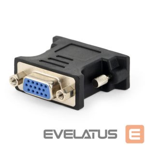 Üleminek Gembird  Adapter DVI-A male to VGA 15-pin HD (3 rows) female, black 