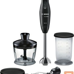 Mikserid ja blenderid Bosch  Blender  CleverMixx MSM2650B  Hand Blender, 600 W, Number of speeds 12, Chopper, Black 