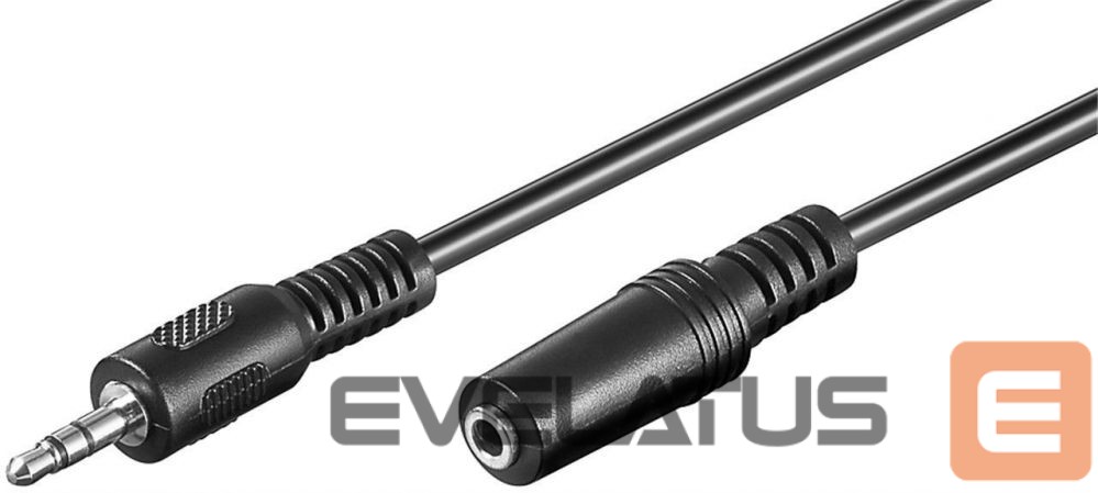 Muu arvutitarvik Goobay Headphone and audio AUX extension cable; 3-pin 3.5 mm 50090 5 m