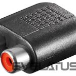 Muu arvutitarvik Goobay  RCA adapter AUX jack 3.5 mm male to 2 stereo female 11604 