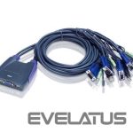 Server – muud tarvikud Aten  4-Port USB VGA/Audio Cable KVM Switch 