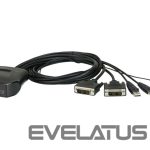 Server – muud tarvikud Aten  2-Port USB DVI Cable KVM Switch with Remote Port Selector 