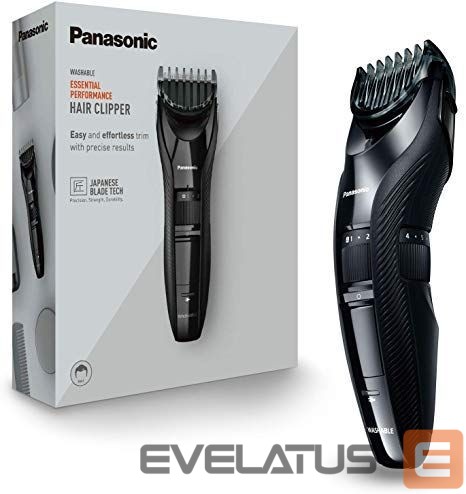 Juukselõikur Panasonic Hair clipper ER-GC53 Corded/ Cordless, Wet & Dry, Number of length steps 19, Step precise 0.5 mm, Black