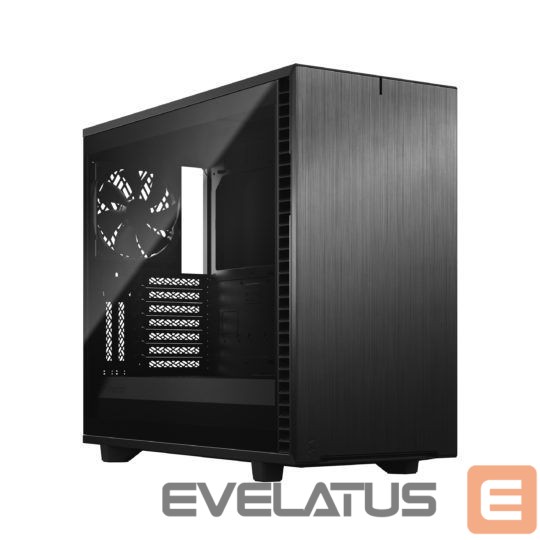 Arvuti korpus Fractal Design Define 7 TG Dark Tint Side window, Black, E-ATX, Power supply included No