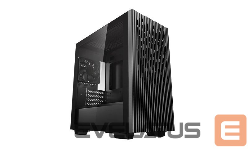 Arvuti korpus Deepcool MATREXX 40 3FS Black, Micro ATX, 4, USB 3.0 x 1; USB 2.0 × 1; Audio x 1, ABS+SPCC+Tempered Glass, Pre-installed: Rear: 1×120mm LED fan; Front:120mm×2 LED fan