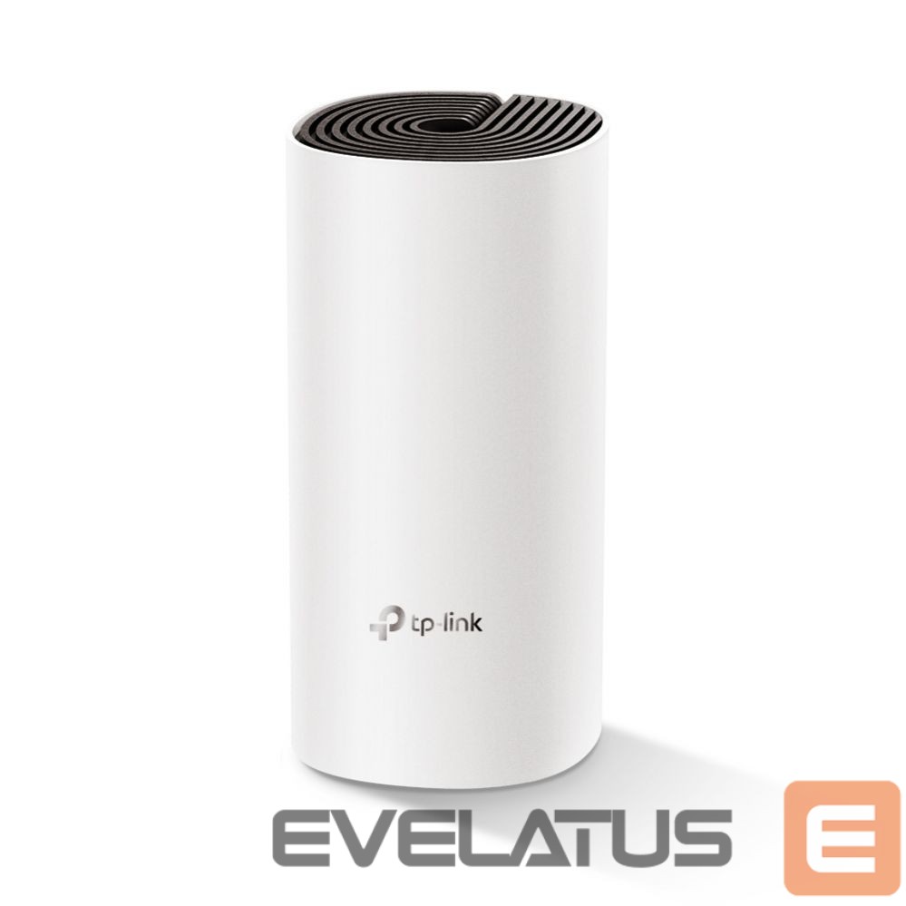 Ruuterid TP-Link AC1200 Whole Home Mesh WiFi System Deco M4 (1-pack) 802.11ac, 867+300 Mbit/s, 10/100/1000 Mbit/s, Ethernet LAN (RJ-45) ports 2, Mesh Support Yes, MU-MiMO Yes, Antenna type 2xInternal